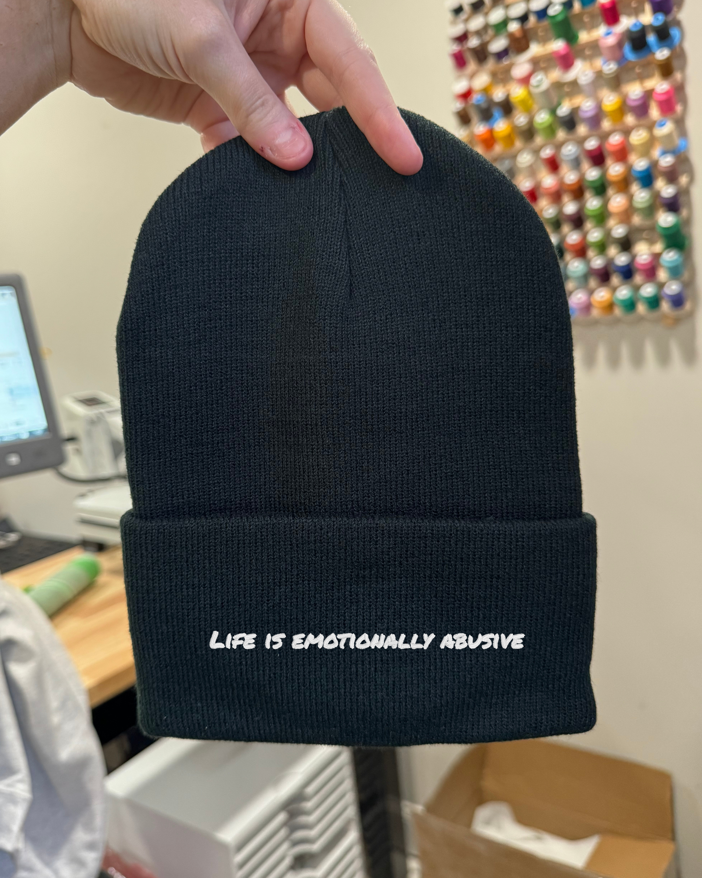 Emotionally Abusive Beanie