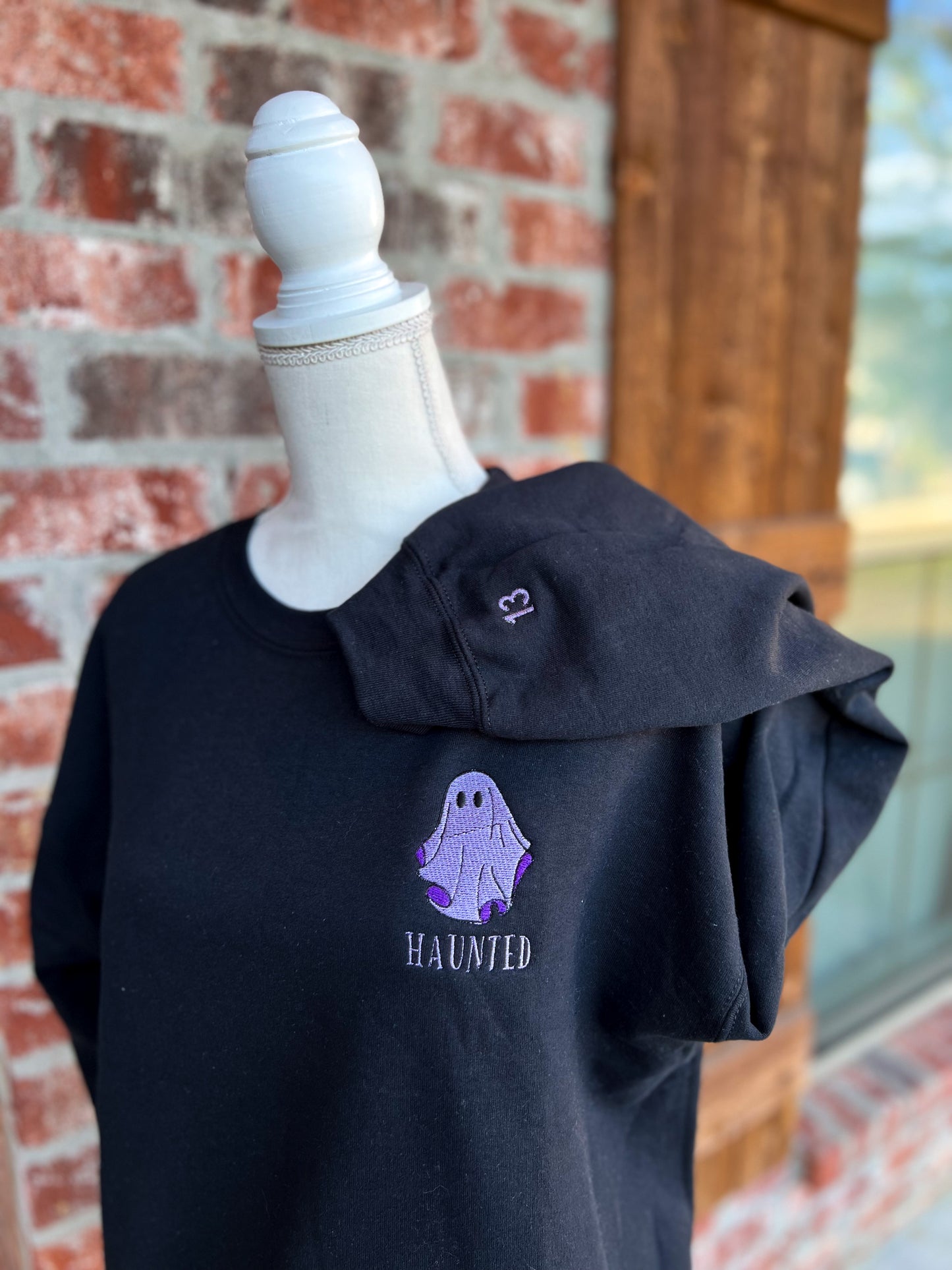 haunted ghost sweatshirt