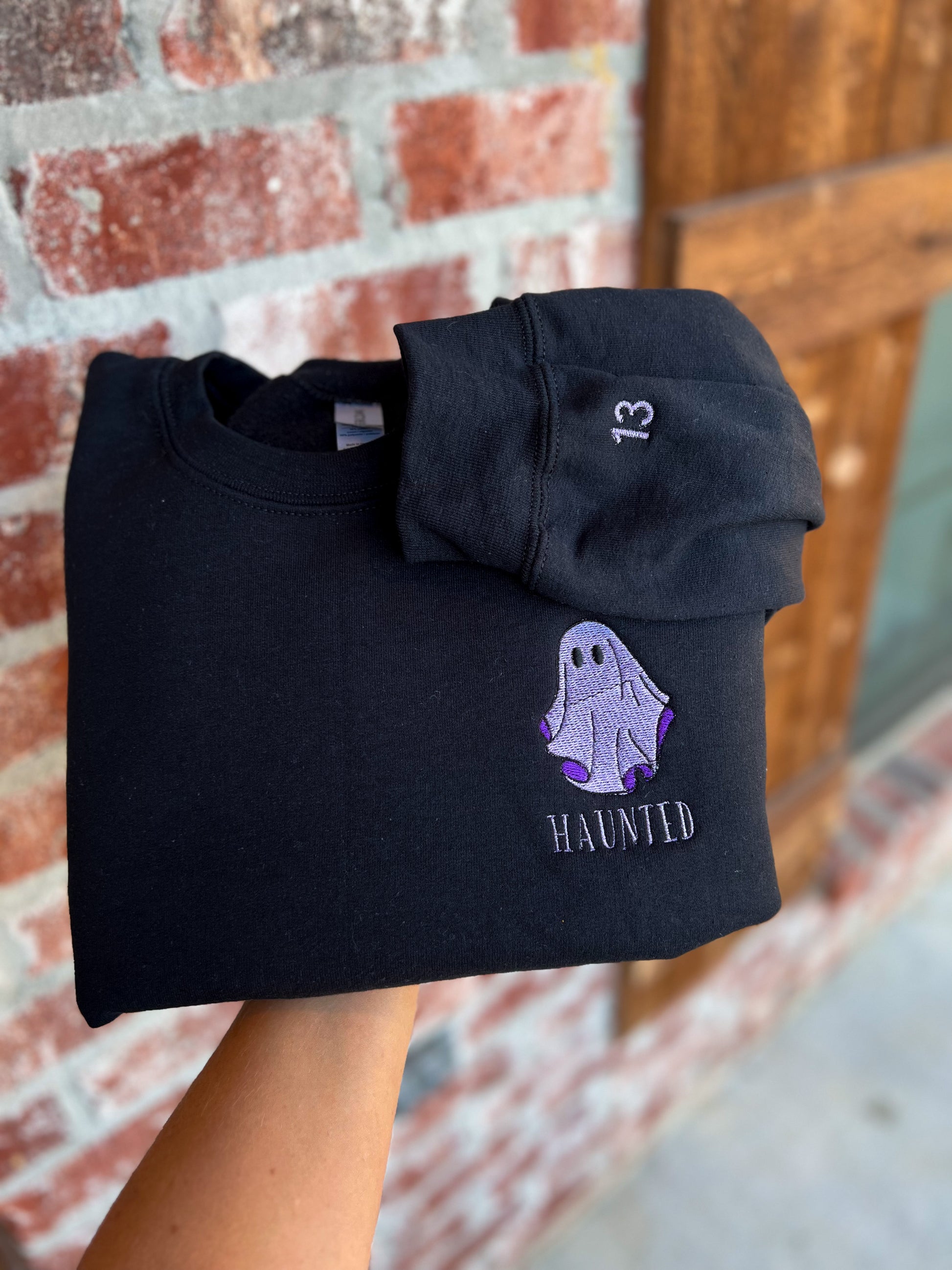 haunted ghost sweatshirt